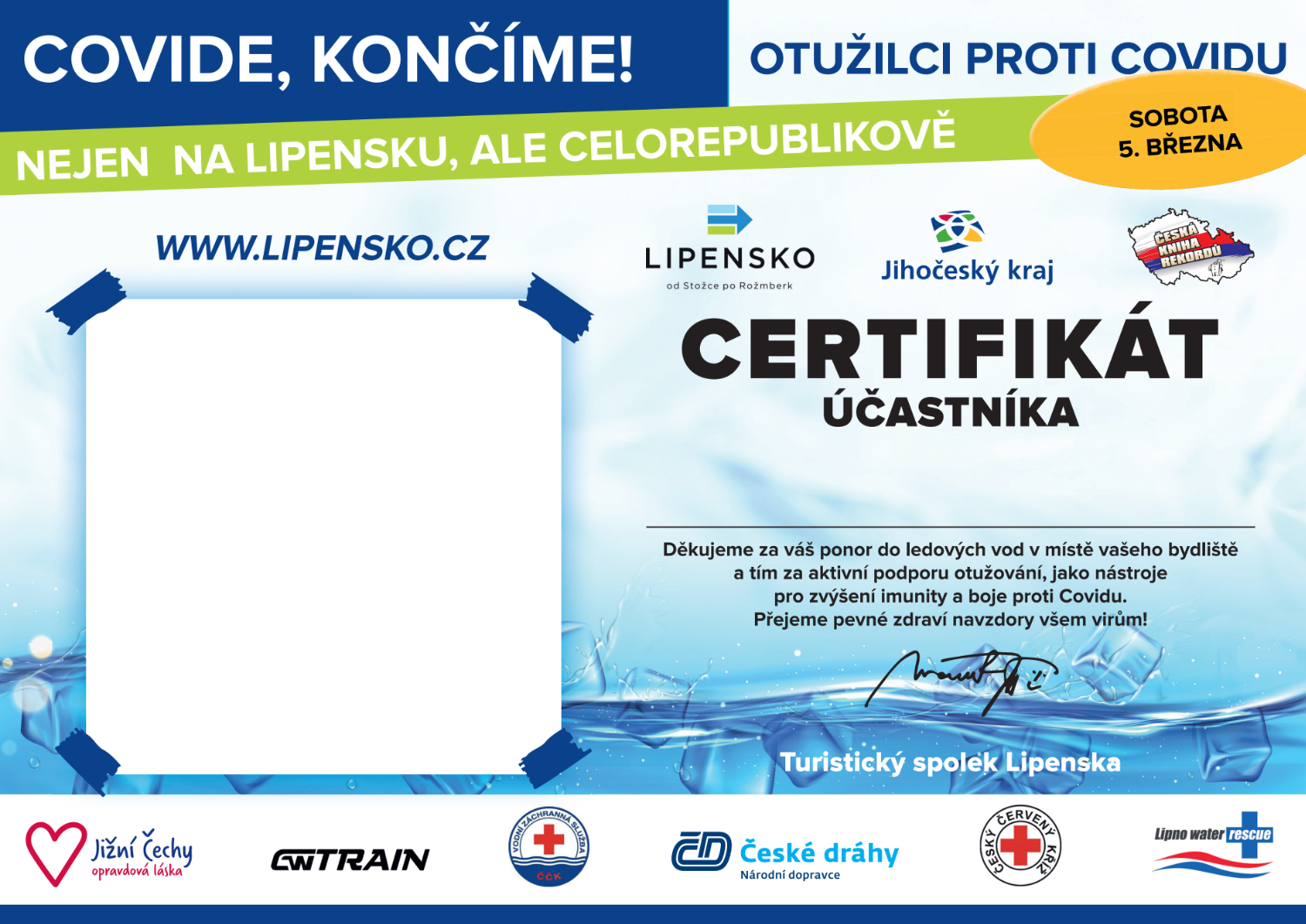 Covide, končíme certifikát